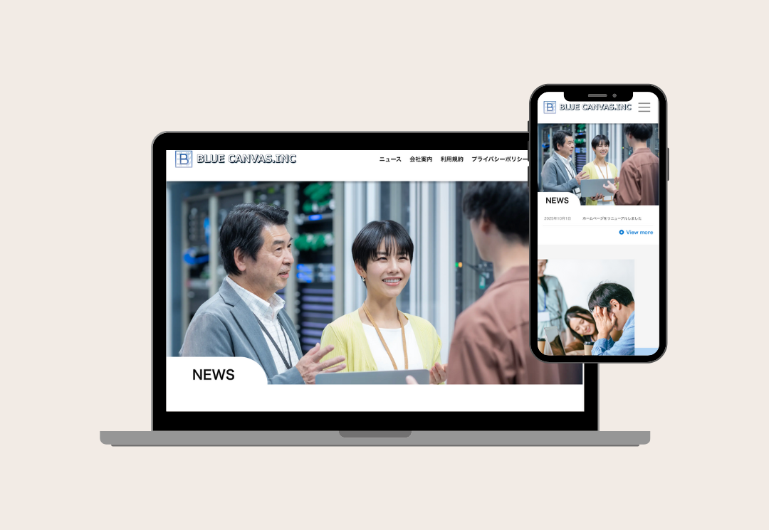 【HP】株式会社BLUE CANVAS